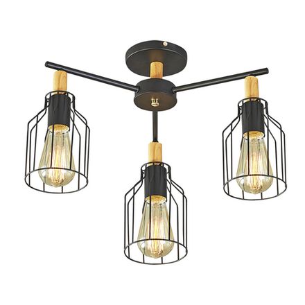 Потолочный светильник Escada 469/3PL E27*60W Black
