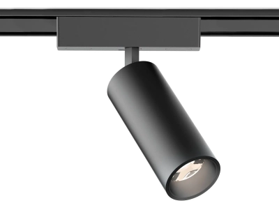 Светильник светодиодный трековый для шинопровода Magnetic Ultra Slim GV1522 BK черный IP20 18W 4200K 48V 24° D55*185