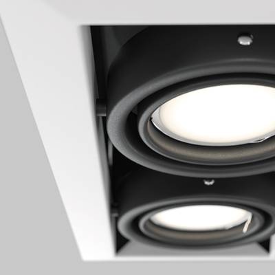 Встраиваемый светильник Metal Modern GU10х2, DL008-2-02-W. TM Maytoni