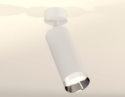 Комплект накладного поворотного светильника XM6342003 SWH/PSL белый песок/серебро полированное MR16 GU5.3 (A2202, C6342, N6132)