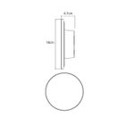 Фасадный светильник Arte Lamp NIMBO A3412AL-1BK, 1хLED