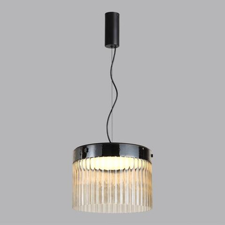 5047/24L L-VISION ODL24 439 черный/светл.янтарный/металл/стекло Подвес LED 24W 4000К 2715Лм PILLARI