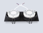 Светильник встраиваемый TN6615/2 BK черный IP44 GX53/2 max 15W 215*110*24