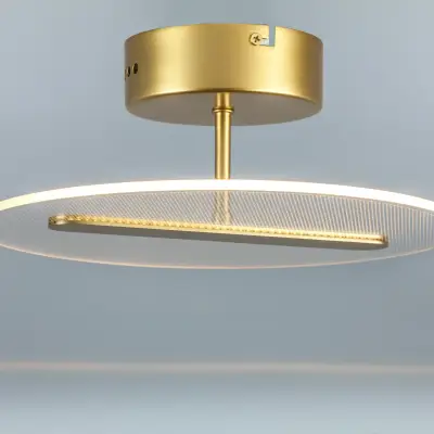 738033 Люстра ACRILE 14W LED 1034LM 120G ЗОЛОТО 3000K Lightstar