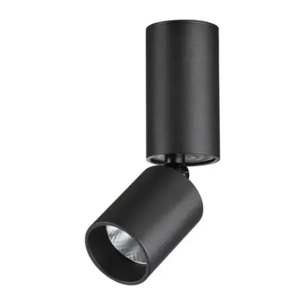 359315 OVER NT24 426 черный Светильник накладной светодиодный IP20 LED 5W 85-265V 3000K 600Лм TUBO
