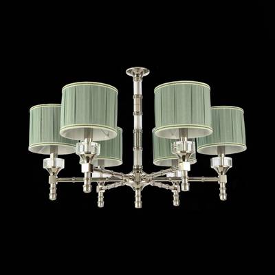 SL1121.103.06 Люстра подвесная ST-Luce Никель/Оливковый E14 6*40W