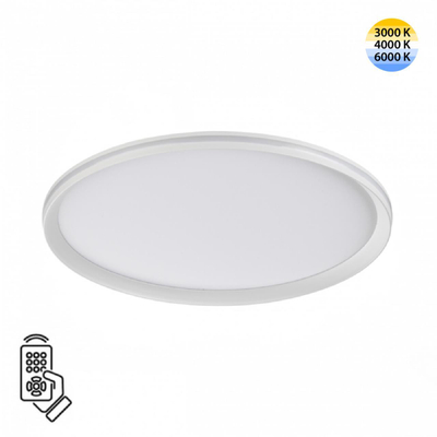 7749/80L MITRA LED SN 544 Светильник металл/PMMA/белый LED 80Вт 3000-6000К D495 IP20 пульт ДУ BETA