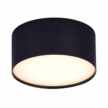 ST606.432.12 Светильник потолочный Черный LED 1*12W 3000K 1 080Lm Ra>85 120° IP20 D120xH55 185-265V