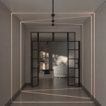 Трековый светильник Контур / Outline Exility 4000K 6Вт 180°, TR090-2-6W4K-B. TM Maytoni