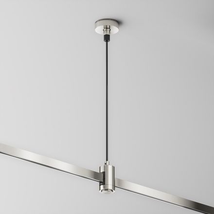 Подвес тросовый Hang с вводом питания Flarity платина TRA157SW-B1-PT. TM Maytoni