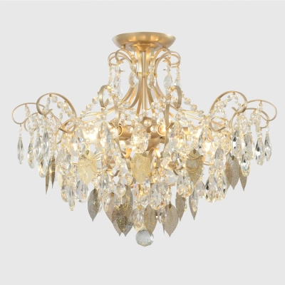 Светильник потолочный Crystal Lux ESMIRALDA PL6 GOLD 0523/106