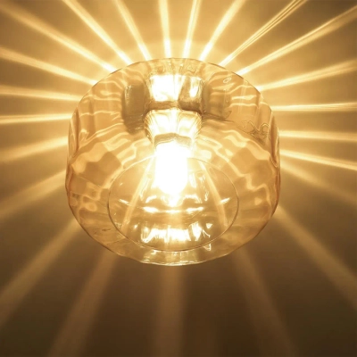 4747/1C PENDANT ODL21 409 янтарный/бронзовый Светильник потолочный E27 1*60W BINGA