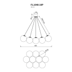 Подвесная люстра Unity FL1048-10P, G9х10