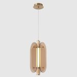 Светильник подвесной Crystal Lux AMARILLO SP18W LED BRASS 0120/218