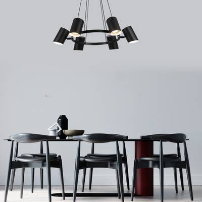 Умный подвесной светильник с поворотным механизмом 70147/6 черный Smart