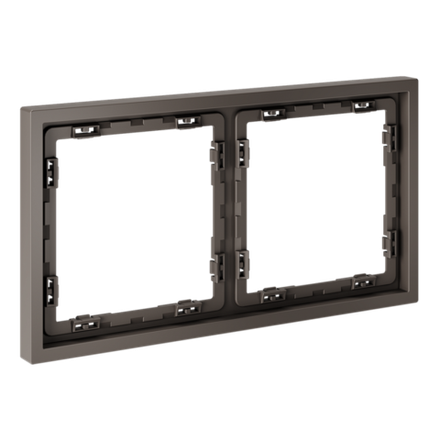 VLS100214 Рамка пластиковая VOLTUM S70 на 2 пост, (капучино). (ТМ Maytoni)