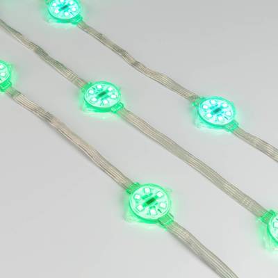 Модуль управляемый VISOR-DMX-5060-6-24V RGB 120deg (D40x12mm, 1.5W, IP68) (Arlight, Пластик, 3 года)