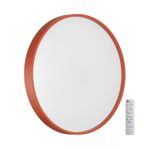 7744/EL COLOR SN Светильник светодиодный потолочный пластик/белый/красный LED 70Вт 3000-6000К D480 IP43 пульт ДУ MAVIC