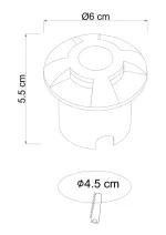 Тротуарный светильник Arte Lamp PIAZZA A3221IN-4BK, 1хLED