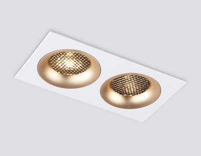 Светильник встраиваемый TN102733/2 WH/GD белый/золото GU5.3 175*92*23