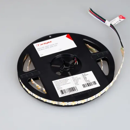 Лента RT-A240-10mm 24V Warm-MIX (20 W/m, IP20, 2835, 5m) (Arlight, Изменяемая ЦТ)