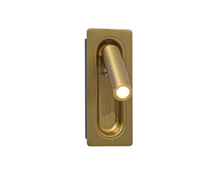 08071M,20 Бра встраиваемое Ризи бронза w7*3 h17 Led 3W (3000K)