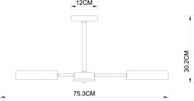 Люстра на штанге Arte Lamp BRUSSELS A8030PL-8BK, 8хE27