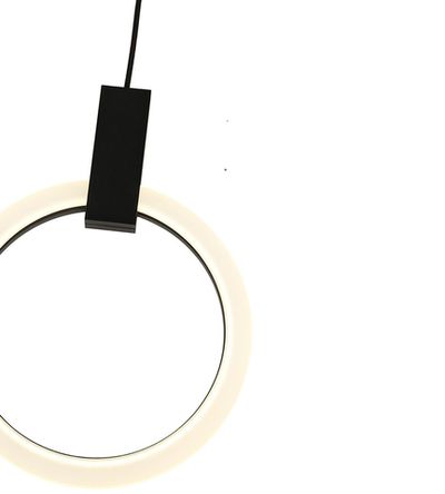 08430-30,19 Подвес Азалия черный d30 h300 Led 15W (4000K) (корпус w30*40)