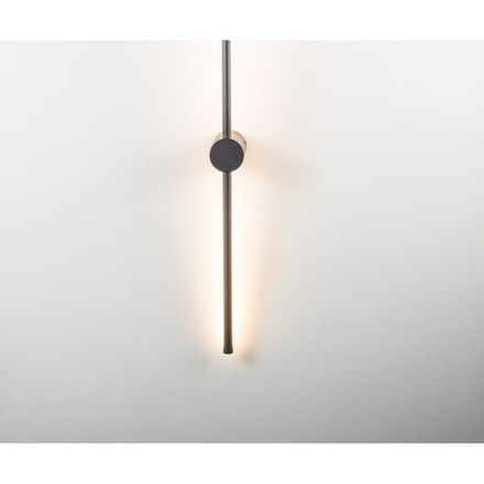 08423-100,19(3000K) Бра Локи черный h100 w10,5*6 Led 20W (3000K)