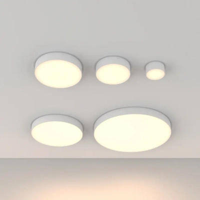 Потолочный светильник Зон / Zon 36 Вт 3000 К 120°, C032CL-36W3K-RD-W. TM Maytoni