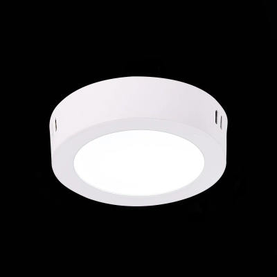 ST112.532.06 Светильник настенно-потолочный Белый LED 1*6W 3000K 330Lm Ra80 120° IP20 D110xH28 90-265V