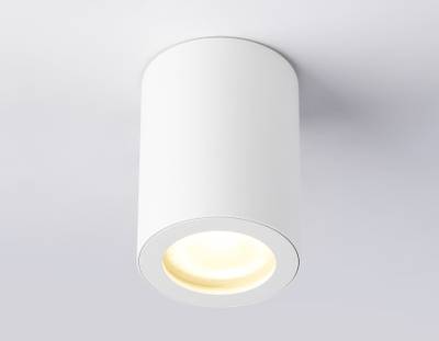 Светильник накладной TN22797 WH белый IP44 GU10 max 12W D65*90