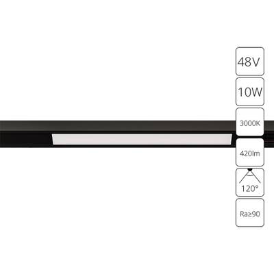 Магнитный трековый светильник Arte Lamp OPTIMA A7283PL-1BK, LED