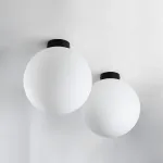 812037 Люстра GLOBO 1х40W E14 ЧЕРНЫЙ/БЕЛЫЙ