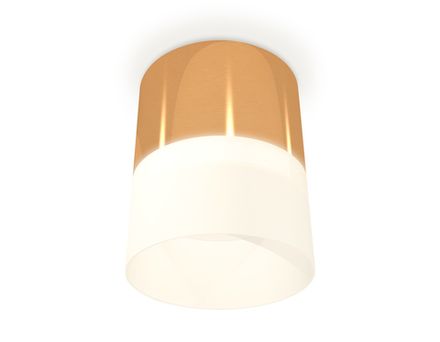 Комплект накладного светильника с акрилом XS8121011 PYG/FR золото желтое полированное/белый матовый GX53 (C8121, N8402)