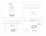 Светильник трековый GL5379 WH/BK белый/черный GX53 max 12W D95*130