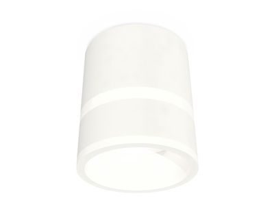 Комплект накладного светильника с акрилом XS8110005 SWH/FR белый песок/белый матовый GX53 (C8110, N8444)