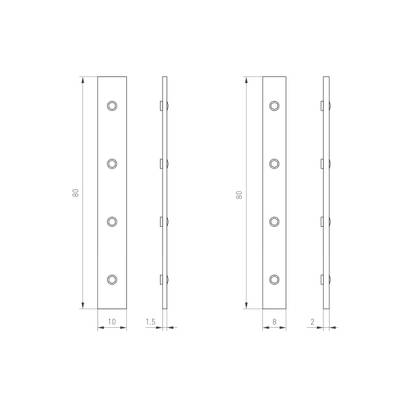 Комплект коннекторов MAG-CON-2540-UP-SIDE (BK) (Arlight, Металл)