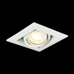 ST250.558.01 Св-к встр. Черный, Белый GU10 1*50W  IP20 L126xW126xH70 220V Без ламп