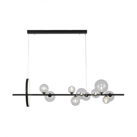 09408-10,19 Люстра Иона черный w120*28 h200 G9 50W+Led 17W (4000K) (Led лампы в комплекте 4000К)