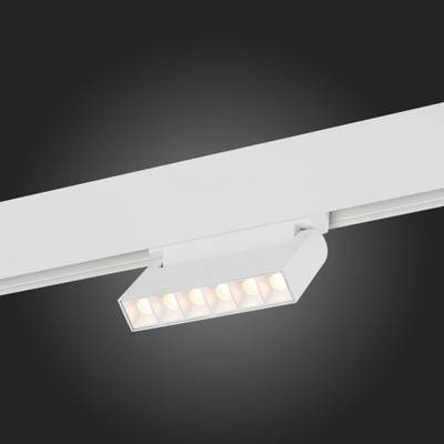 ST364.536.06 Магнитный трековый светильник белый LED 1*6W 3000K 532Lm Ra&gt;80 36° IP20 L120xW22xH108 48V