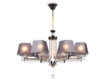 Светильник подвесной TR4618/8 CF/FGD кофе/золото E27/8 max 40W D760*810