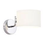 SLE1121-101-01 Бра Хром/Молочно-Белый E14 1*40W