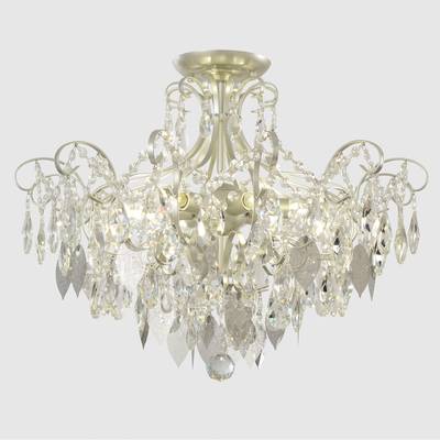 Светильник потолочный Crystal Lux ESMIRALDA PL6 SILVER 0524/106