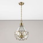 Citilux Витра-1 CL442130 Люстра подвесная витражная Бронза