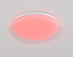Светильник светодиодный RGB с пультом  FZ1610 FR матовый IP20 40W 3000-6500K+RGB 410*100 (ПДУ ИК)