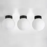 812017 Люстра GLOBO 1х40W E14 matt black/white Lightstar