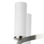 723085 Люстра FLUME 8х40W E14 ЧЕРНЫЙ МАТОВЫЙ/НИКЕЛЬ Lightstar