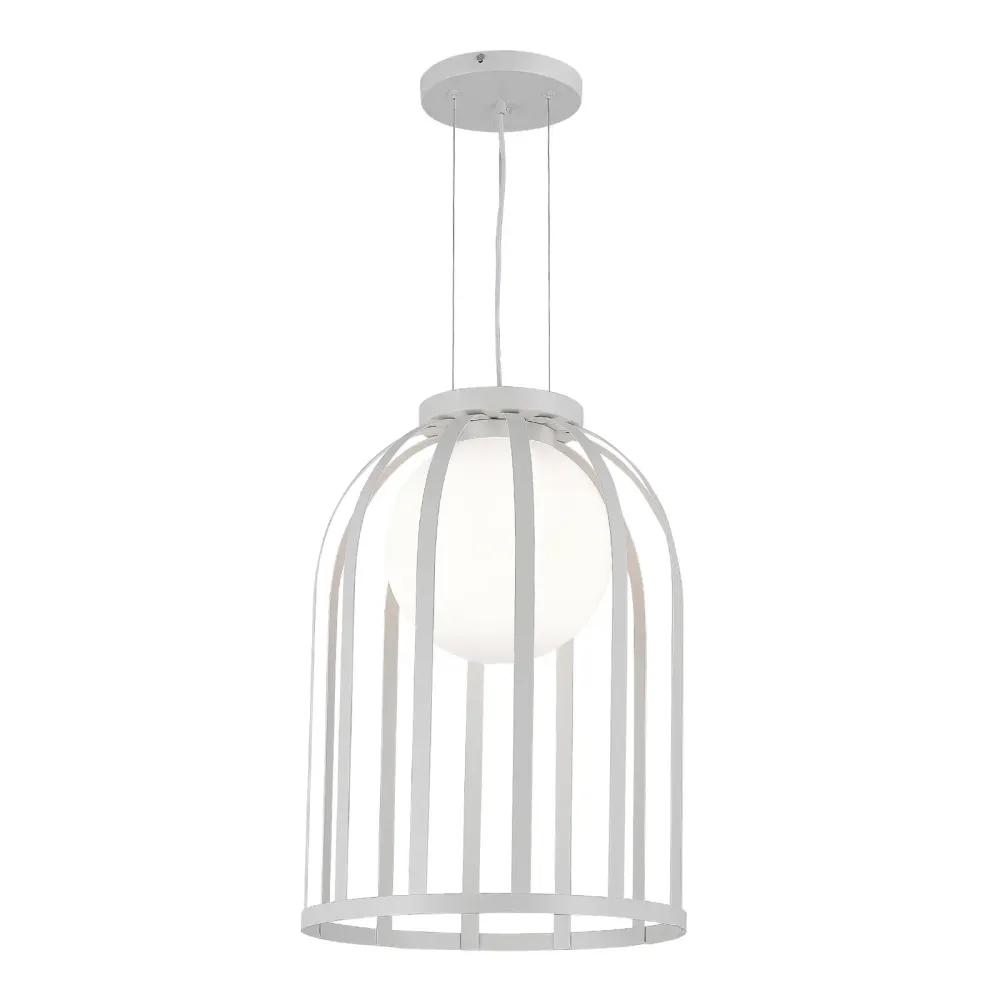 SL6129.503.01 Светильник подвесной ST-Luce Белый/Белый E27 1*60W