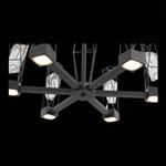 SL815.303.06 Люстра подвесная ST-Luce Серый графит/Серый графит, Прозрачный LED 6*8W 4000K